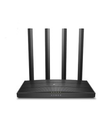 Маршрутизатор TP-Link Archer C6, до 1,2 Гбит/с, до 867 Мбит/с на 5 ГГц ,до 300 Мбит/с на 2,4 ГГц, 1 гигабитный порт WAN, 4 гигабитных порта LAN