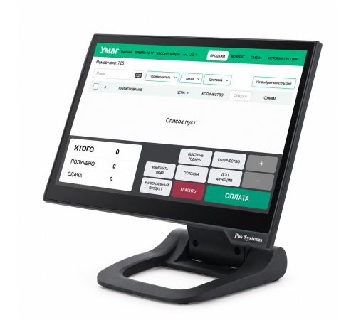 Сенсорный POS-моноблок ET-A2, Corei5 6th Gen, 8GB RAM / 128GB SSD / Wi-Fi, Single screen 15.6 touch POS в Бишкеке, Кыргызстане