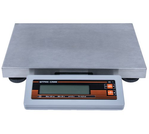 Весы фасовочные ШТРИХ-СЛИМ 200М, 6 кг, 1 - 2 гр, ДП1 Ю (POS2) интерфейс USB (размер платформы, мм: 300х200х50) в Бишкеке, Кыргызстане