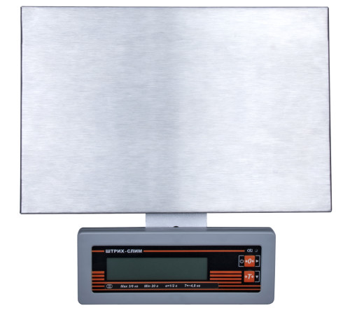 Весы фасовочные ШТРИХ-СЛИМ 200М, 6 кг, 1 - 2 гр, ДП1 Ю (POS2) интерфейс USB (размер платформы, мм: 300х200х50) в Бишкеке, Кыргызстане