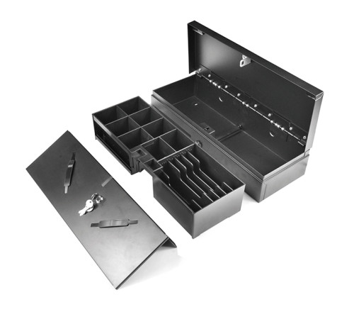 Денежный ящик ET-Fliptop, 6 Банкнот, 8 монет, 3 замка (2 механич. и Эл.), 17 х 46 х 11 см в Бишкеке, Кыргызстане