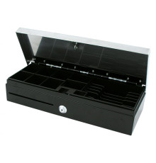 Денежный ящик ET-Fliptop, 6 Банкнот, 8 монет, 3 замка (2 механич. и Эл.), 17 х 46 х 11 см