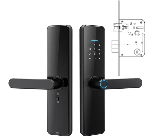 Умный дверной замок Locstar LS-C91, Wi-Fi/Bluetooth, отпечаток пальца, PIN-код, RFID в Бишкеке, Кыргызстане