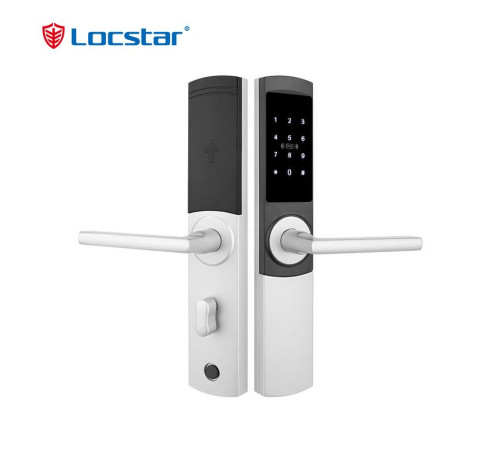 Умный гостиничный замок Locstar LS-8058L-TT, карточный, кодовый, отпечаток пальца, APP, TTHotel в Бишкеке, Кыргызстане