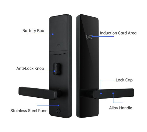 Дизайнерский электронный RFID замок для отелей Locstar LS-C17 в Бишкеке, Кыргызстане