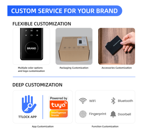 Умный дверной замок Locstar C87, TTLock, отпечаток пальца, пароль, IC-карта, Bluetooth в Бишкеке, Кыргызстане