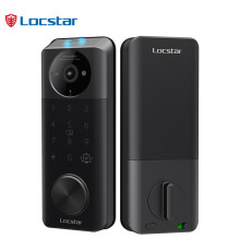 Умный дверной замок Locstar LS-C95, Face ID, отпечаток, пароль, IC-карта, Wi-Fi, TTLock