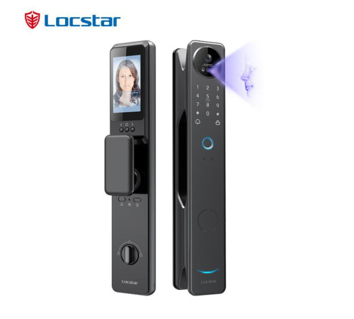 Умный дверной замок Locstar LS-S100A, Palm Vein, 3D Face ID, камера, отпечаток пальца, Wi-Fi в Бишкеке, Кыргызстане
