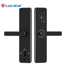 Умный дверной замок Locstar LS-A2, Wi-Fi/Tuya/TTLock, отпечаток пальца, RFID, PIN-код