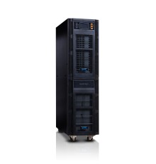 Источник бесперебойного питания SVC PT-10K-LCD, Мощность 10кВА/10кВт, PT-серия, On-Line, LCD\USB\RS-232, SMART, EPO, Диапазон работы AVR: 110-300В, 2 вых. Shuko CEE7+клеммная колодка, Бат.: 12В/7Ач*16шт., Вентилятор: 12см*2шт., Чёрный