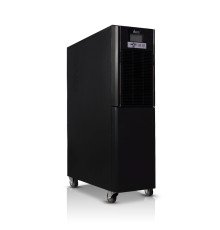Источник бесперебойного питания SVC PTS-10KL-LCD, 10000VA (10000W), PTS-серия, On-Line, LCD\RS-232, SMART, Диапазон работы AVR: 110-288В, Бат.: 12В/9Ач*16шт., Клеммная колодка, Вентилятор: 12см*1шт., Чёрный