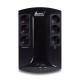 Источник бесперебойного питания SVC U-650-L, Smart, USB, Диапазон работы AVR: 145-290В, Бат.: 12В/7 Ач., 6 вых.: Shuko CEE7(3 с работой от батареи, 3 сетевой фильтр), USB 5В/2А*2 шт., Чёрный в Бишкеке, Кыргызстане