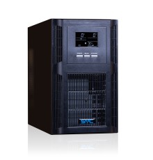 Источник бесперебойного питания SVC PT-3K-LCD, Мощность 3000ВА/3000Вт, PT-серия, On-Line, LCD\USB\RS-232, SMART, Диапазон работы AVR: 115-300В, Бат.: 12В/9Ач*6шт., Вентилятор: 8см*2шт., 3 вых Shuko CEE7+клеммная колодка., Чёрный