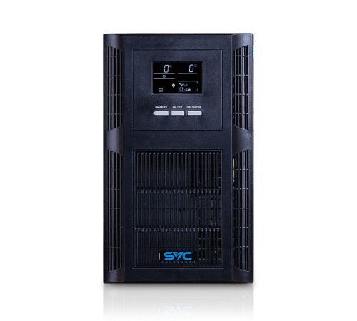 Источник бесперебойного питания SVC PT-3K-LCD, Мощность 3000ВА/3000Вт, PT-серия, On-Line, LCD\USB\RS-232, SMART, Диапазон работы AVR: 115-300В, Бат.: 12В/9Ач*6шт., Вентилятор: 8см*2шт., 3 вых Shuko CEE7+клеммная колодка., Чёрный в Бишкеке, Кыргызстане Источник бесперебойного питания SVC PT-3K-LCD, Мощность 3000ВА/3000Вт, PT-серия, On-Line, LCD\USB\RS-232, SMART, Диапазон работы AVR: 115-300В, Бат.: 12В/9Ач*6шт., Вентилятор: 8см*2шт., 3 вых Shuko CEE7+клеммная колодка., Чёрный в Бишкеке, Кыргызстане
