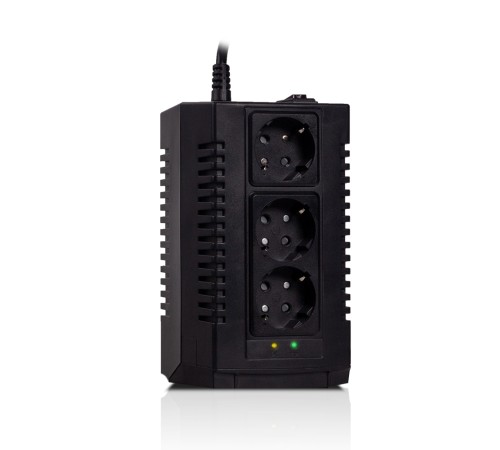 Стабилизатор (AVR) SVC AVR-600-S, Мощность 600ВА/300Вт, LED-индикаторы, Диапазон работы AVR: 184-284В, Выходные разъемы: schuko x 3, Чёрный в Бишкеке, Кыргызстане Стабилизатор (AVR) SVC AVR-600-S, Мощность 600ВА/300Вт, LED-индикаторы, Диапазон работы AVR: 184-284В, Выходные разъемы: schuko x 3, Чёрный в Бишкеке, Кыргызстане