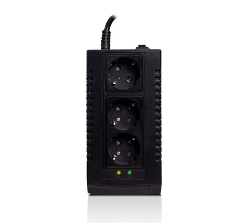 Стабилизатор (AVR) SVC AVR-600-S, Мощность 600ВА/300Вт, LED-индикаторы, Диапазон работы AVR: 184-284В, Выходные разъемы: schuko x 3, Чёрный в Бишкеке, Кыргызстане Стабилизатор (AVR) SVC AVR-600-S, Мощность 600ВА/300Вт, LED-индикаторы, Диапазон работы AVR: 184-284В, Выходные разъемы: schuko x 3, Чёрный в Бишкеке, Кыргызстане