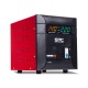 Стабилизатор (AVR) SVC T-12000, 12000ВА/7500Вт, Диапазон работы AVR: 140-260В, Выходное напряжение: 220В +/-8%, Задержка включения, Клеммная колодка, LCD-дисплей, Защита: от перегрузки, короткого замыкания, повышенной температуры, Чёрно-красный в Бишкеке, Кыргызстане