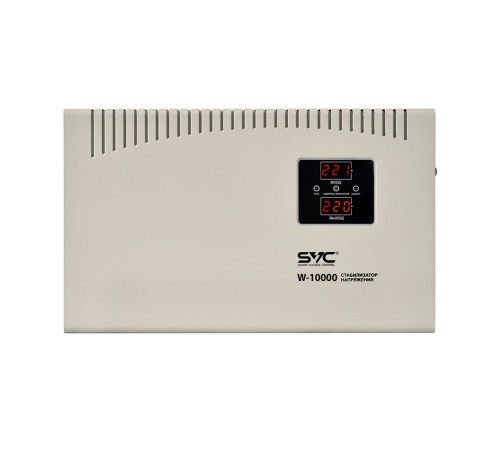 Стабилизатор (AVR) SVC W-10000, 10000ВА/6000Вт, Диапазон работы AVR: 140-260В, Выходное напряжение: 220В +/-8%, Задержка включения, Клеммная колодка, LCD-дисплей, Защита: от перегрузки, короткого замыкания, повышенной температуры, Белый в Бишкеке, Кыргызстане Стабилизатор (AVR) SVC W-10000, 10000ВА/6000Вт, Диапазон работы AVR: 140-260В, Выходное напряжение: 220В +/-8%, Задержка включения, Клеммная колодка, LCD-дисплей, Защита: от перегрузки, короткого замыкания, повышенной температуры, Белый в Бишкеке, Кыргызстане