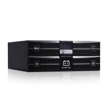 Источник бесперебойного питания SVC RT-2KL-LCD, Мощность 2000ВА/1800Вт, Стоечный 19'' 4U, RT-серия, On-Line, LСD\Tel.line\RS-232, SMART USB, Диапазон работы AVR: 110-288В, Бат.: 12В/7Aч*6шт., Вентилятор: 8см*2шт., 4 вых., Чёрный