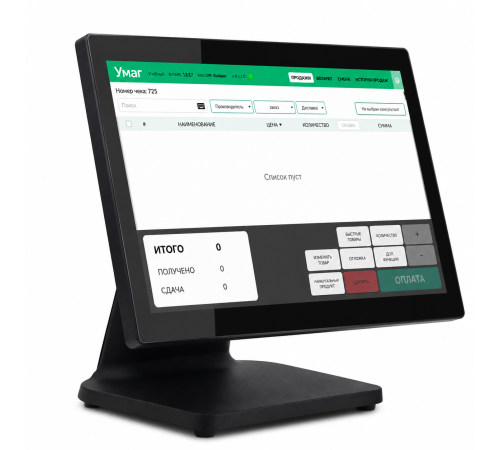 Сенсорный POS-моноблок ET-P150, Corei5 4th Gen, 4GB RAM / 64GB SSD / Wi-Fi, Single screen 15.6 touch POS в Бишкеке, Кыргызстане