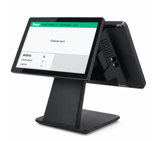 Сенсорный POS моноблок ET-U2, Core i5-4th Gen, 8 ГБ ОЗУ, 128 ГБ SSD, Wi-Fi, 15,6" LCD touch сенсорный монитор + 15,6" монитор покупателя в Бишкеке, Кыргызстане
