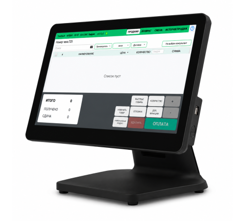 Сенсорный POS-моноблок ET-P156, Corei5 4th Gen, 4GB RAM / 64GB SSD / Wi-Fi, Single screen 15.6 touch POS в Бишкеке, Кыргызстане