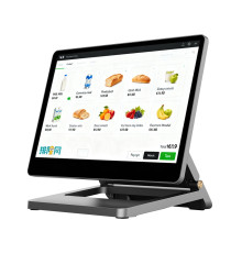 POS-Моноблок Nomio PM200, Алюминиевый, Одноэкранный, Core i5 4-го поколения, 8 ГБ ОЗУ / 128ГБ SSD, Wi-Fi, 15.6 дюймов экран