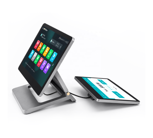 POS-Моноблок Nomio PM200, Алюминиевый, Двухэкранный, Core i5 4-го поколения, 8 ГБ ОЗУ / 128ГБ SSD, Wi-Fi, 15,6 дм + 11,6 дм в Бишкеке, Кыргызстане