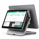 POS-Моноблок Evtec ET-S200, Алюминиевый, Двухэкранный, Core i5 4-го поколения, 8 ГБ ОЗУ / 128ГБ SSD, Wi-Fi, 15,6 + 11,6 дм экран в Бишкеке, Кыргызстане