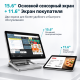 POS-Моноблок Evtec ET-S200, Алюминиевый, Двухэкранный, Core i5 4-го поколения, 8 ГБ ОЗУ / 128ГБ SSD, Wi-Fi, 15,6 + 11,6 дм экран в Бишкеке, Кыргызстане