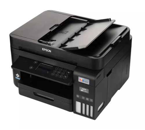 МФУ цветное струйное Epson L6270 (Printer-copier-scanner, A4, 15.5ppm, 4800×1200 dpi, ADF, USB, RJ-45, Wi-Fi, картриджи 101 BK/C/M/Y), чёрный в Бишкеке, Кыргызстане