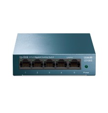 Коммутатор TP-Link LS105G, 5-портовый 10/100/1000 Мбит/с с автосогласованием,авто-MDI/MDIX, Настольный