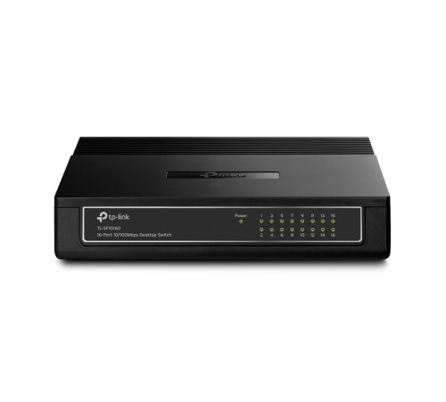 Коммутатор TP-Link TL-SF1016D, Настольный, 16 портов 10/100M RJ45, Корпус пластик в Бишкеке, Кыргызстане