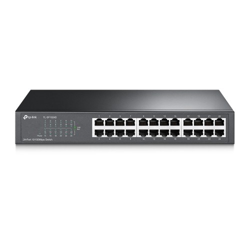 Коммутатор TP-Link TL-SF1024D, Настольный/19-дюймовый стоечный, 24 порта 10/100M RJ45, Корпус металл, 1U в Бишкеке, Кыргызстане
