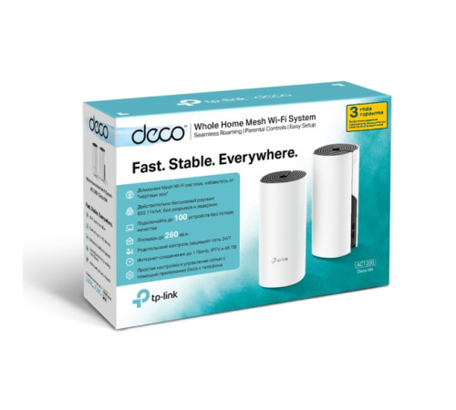 Маршрутизатор TP-Link Deco M4(2-pack), AC1200 Домашняя Mesh Wi-Fi система. в Бишкеке, Кыргызстане