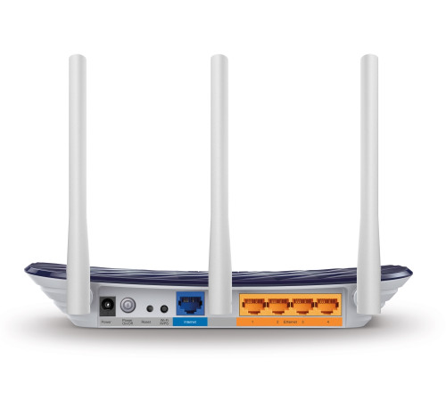 Маршрутизатор TP-Link Archer C20, 802.11a/b/g/n/AC. 2.4Ггц/5Ггц AC750, 1 WAN порт 10/100М + 4 LAN порта 10/100М в Бишкеке, Кыргызстане