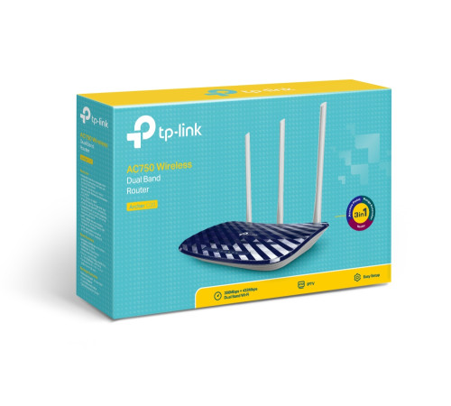 Маршрутизатор TP-Link Archer C58HP IEEE 802.11ac/n/a/b/g 5 ГГц, 2,4 ГГц, 3 антенны, 1WAN порт 10/100М + 4 LAN порта 10/100М в Бишкеке, Кыргызстане