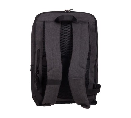 Рюкзак для ноутбука Deluxe A-1748 15.6", Внешнее отделение на молнии, 1 внутреннее отделение, Полиэстер, Чёрно-Серый (1 год) в Бишкеке, Кыргызстане