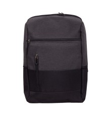 Рюкзак для ноутбука Deluxe A-1748 15.6", Внешнее отделение на молнии, 1 внутреннее отделение, Полиэстер, Чёрно-Серый (1 год)
