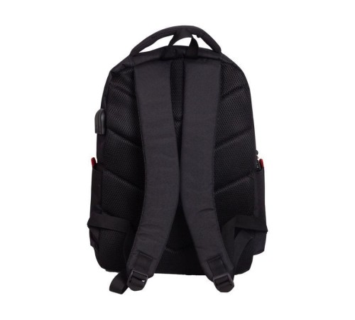 Рюкзак для ноутбука Deluxe A-1854 15.6", Внешнее отделение на молнии, 1 внутреннее отделение, Полиэстер, Встроенный USB шнур, Чёрно-Серый (1 год) в Бишкеке, Кыргызстане Рюкзак для ноутбука Deluxe A-1854 15.6", Внешнее отделение на молнии, 1 внутреннее отделение, Полиэстер, Встроенный USB шнур, Чёрно-Серый (1 год) в Бишкеке, Кыргызстане