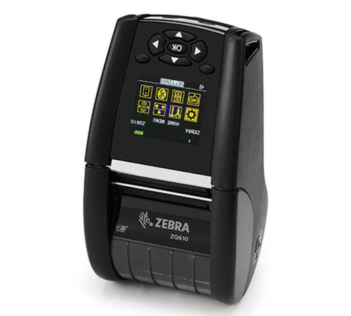 Мобильный термопринтер Zebra ZQ610 (ZQ61-AUWAE14-00), Термопечать, 203 dpi, USB + Bluetooth + Wi-Fi, 50 мм ширина печати для складов и логистики в Бишкеке, Кыргызстане