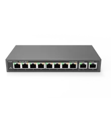 Коммутатор RG-ES110D-P, 8-портовый настольный неуправляемый  10/100 Мбит/с