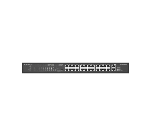 Коммутатор RG-ES126S-P V2, 24-портовый PoE 10/100 Мбит/с с 2 гигабитными портами и 1 комбинированны в Бишкеке, Кыргызстане Коммутатор RG-ES126S-P V2, 24-портовый PoE 10/100 Мбит/с с 2 гигабитными портами и 1 комбинированны в Бишкеке, Кыргызстане